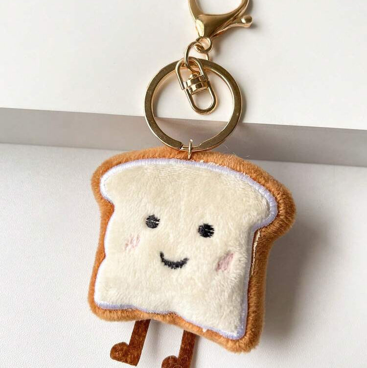 Llavero Pan de peluche