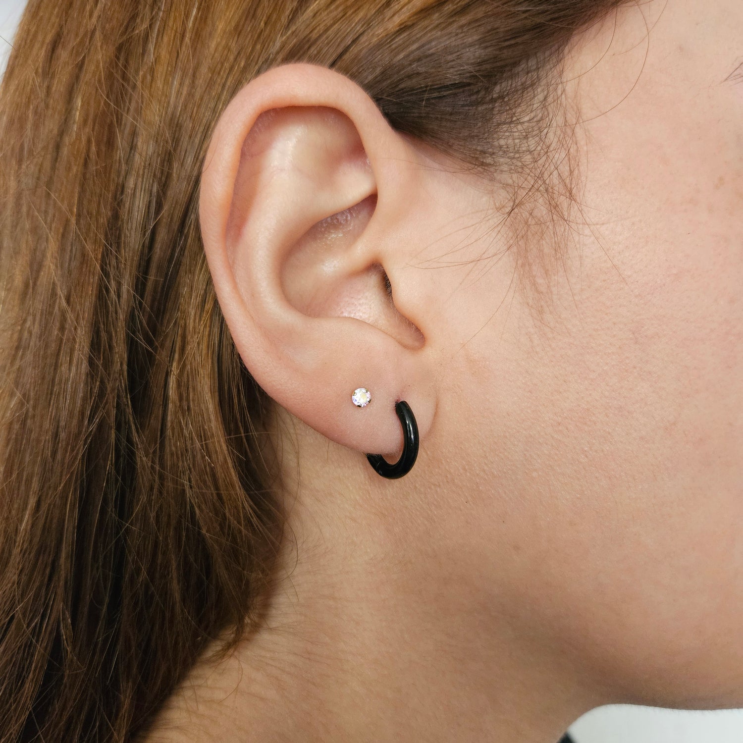 Aretes de aro de acero inoxidable