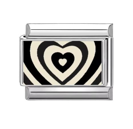 Charm corazón para pulsera italiana 9mm