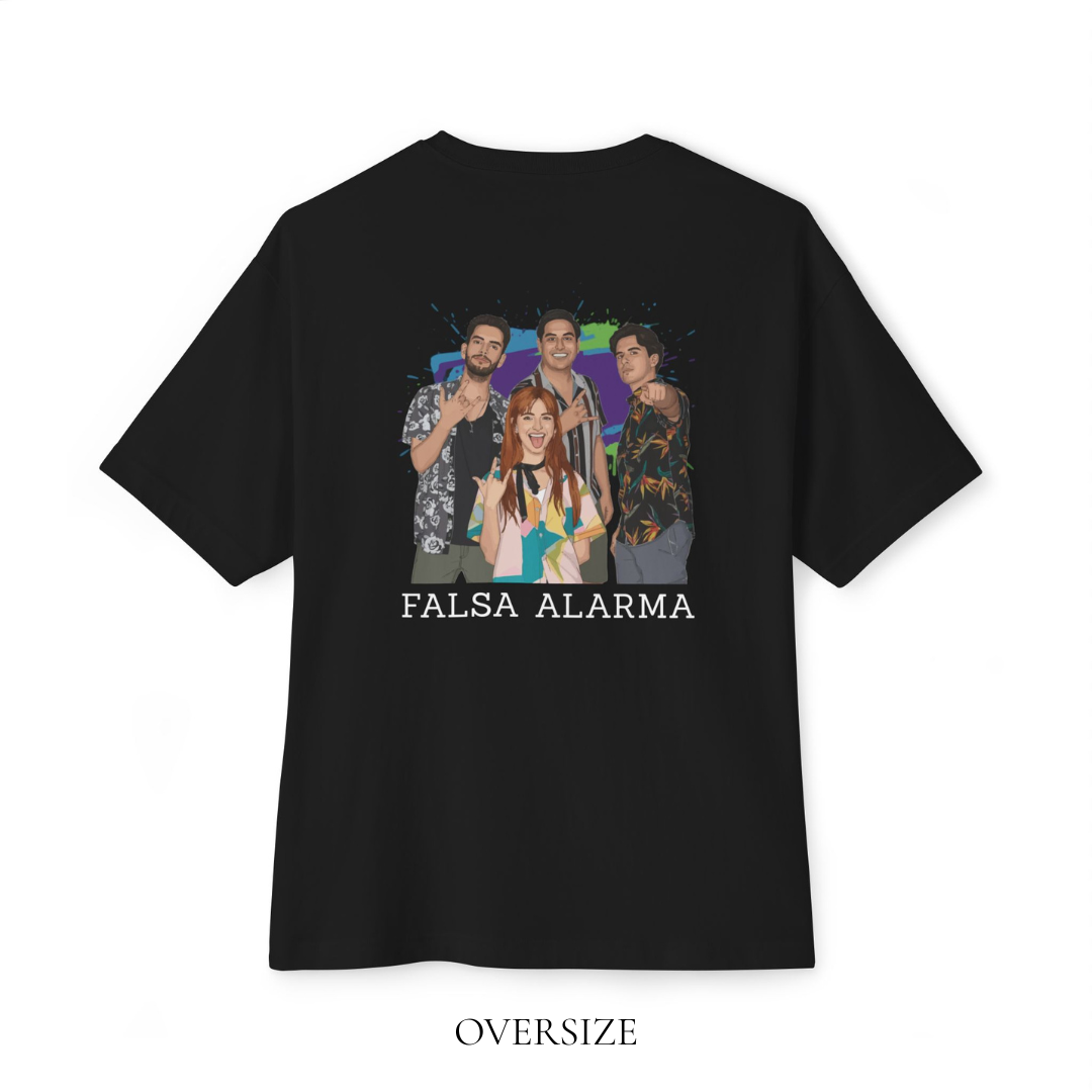 Playera Falsa Alarma "Double Rainbow" - Unisex