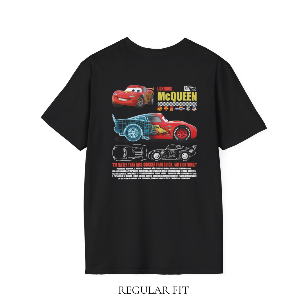 Playera Cars "Rayo McQueen" - Unisex